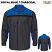 Royal Blue / Charcoal - Red Kap SY14SU Men's Subaru Long Sleeve Technician Shirt #SY14SU