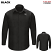 Black - Red Kap SY14MZ Men's Mazda Long Sleeve Technician Shirt #SY14MZ