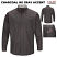 Charcoal with Gray Accent - Red Kap SY14GB Men's Buick GMC Long Sleeve Technician Shirt #SY14GB