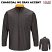 Charcoal with Gray Accent - Red Kap SY14CV Men's Chevrolet Long Sleeve Technician Shirt #SY14CV