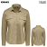 Khaki - Bulwark STG5 Bulwark Women's Flex Knit Button Down Shirt - Flame Resistant #STG5KH