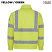 Yellow / Green - Bulwark JMJ6 Men's Lined Bomber Jacket - Hi-Visibility Flame Resistant #JMJ6HV