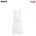 White - Chef Designs Premium Bib Apron #TT30WH