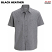 Black Heather - Edwards 1039 - Men's Chambray Shirt - Melange Ultra-Light Short Sleeve #1039-977