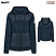 Navy - Bulwark SMM7 Women's Flame Resistant Full Zip Hoodie With Face Mask #SMM7NV