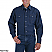 Rigid Indigo - Wrangler Men's Cowboy Cut Long Sleeve Work Western Shirt # 70127BT