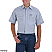 Chambray - Wrangler Men's Cowboy Cut Chambray Short Sleeve Solid Shirt # 70131MW