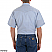 Chambray - Wrangler Men's Cowboy Cut Chambray Short Sleeve Solid Shirt # 70131MW