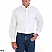 White - Wrangler Men's 100% Cotton, Lightweight Solid Twill Buttons Long Sleeve Shirt # 71135CH