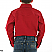 Red - Wrangler Boys' Denim Long Sleeve Solid Snap Shirt # BW1321R