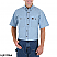 Light Blue - Riggs Workwear by Wrangler Men's Chambray Work Shirt # 3W531BL