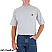 Ash Heather - Riggs Workwear by Wrangler Men's Short Sleeve Pocket T-Shirt # 3W700AH