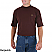 Burgundy - Riggs Workwear by Wrangler Men's Short Sleeve Pocket T-Shirt # 3W700BG