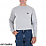 Ash Heather - Riggs Workwear by Wrangler Men's Long Sleeve Pocket T-Shirt # 3W710AH