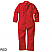 Red - Walls Men's Polyester Cotton Twill Coverall # 5556RD