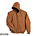 Brown - Walls Men's Insulated Water Resistant Hooded Dust Jacket # Z35325BW