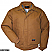 Brown - Walls Men's Flame Resistant Insulated Bomber Jacket # FRO35184BW