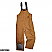Brown - Walls Men's Walls Flame Resistant Insulated Bib # FRO93376BW