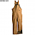 Brown Duck - Berne Men's Deluxe Insulated Quilt Lined Bib Overall # B415BD