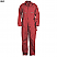 Red - Berne Men's Deluxe Unlined Cotton Coverall # C231RD
