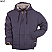 Navy - Berne Flame Resistant Quilt Lined Hooded Jacket # FRHJ01ND