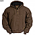 Bark - Berne Men's Original Washed Quilt Lined Hooded Jacket # HJ375BB