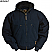 Midnight - Berne Men's Original Washed Quilt Lined Hooded Jacket # HJ375MD