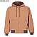 Brown Duck - Berne Men's Original Hooded Quilt Lined Jacket # HJ51BD