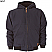 Navy - Berne Men's Original Hooded Quilt Lined Jacket # HJ51ND