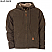 Olive Duck - Berne Men's Sanded Sherpa Lined Hooded Work Jacket # HJ626OD