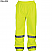Yellow - Berne Men's High Visibility Safety Pants # HVP104YW