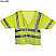 Yellow - Berne Men's High Visibility Short Sleeve Mesh Short Sleeve Vest # HVV041YW