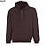 Black - Berne Men's Quarter-Zip Thermal Lined Hooded Sweatshirt # SP350BK