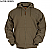Alpine Green - Berne Men's Original Thermal Lined Hooded Sweatshirt # SZ101AG