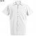 White - Chef Designs 100% Spun Polyester Long Cook Shirt # 5035WH
