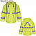 Yellow - Bulwark High Visibility Flame-Resistant Rain Jacket HRC2 # JXN4YE