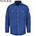 Royal Blue - Bulwark Snap Front Deluxe Long Sleeve Shirt # SES2RB