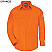 Orange - Bulwark Men's 6 oz. Uniform Shirt # SLU8OR