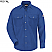 Royal Blue - Bulwark Nomex IIIA Deluxe Snap Front Long Sleeve Shirts # SNS2RB