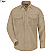 Tan - Bulwark Nomex IIIA Deluxe Snap Front Long Sleeve Shirts # SNS2TN