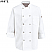 White - Chef Designs Long Sleeve Eight Pearl-Button Chef Coat # 0423WH
