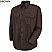 Brown - Horace Small Men's Sentry Plus Long Sleeve Shirt With Zipper # HS1145