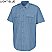 Light Blue - Horace Small Men's New Dimension Poplin Short Sleeve Uniform Shirt # HS1210