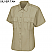 Silver Tan - Horace Small Men's Sentry Plus Short Sleeve Shirt With Zipper # HS1248