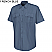 French Blue - Horace Small Men's Deputy Deluxe Short Sleeve Shirt # HS1219