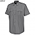 Gray - Horace Small Men's Deputy Deluxe Short Sleeve Shirt # HS1220