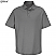 Grey - Horace Small Unisex Special Ops Short Sleeve Polo # HS5133