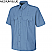 Medium Blue - Horace Small Men's Sentinel Upgraded Security Short Sleeve Shirt # SP46MB
