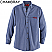 Chambray - Dickies Flame Resistant UltraSoft Button Down Long Sleeve Shirt # 267UT55CH