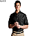 Black - Edwards Men's Poplin Short Sleeve Shirt # 1230-010